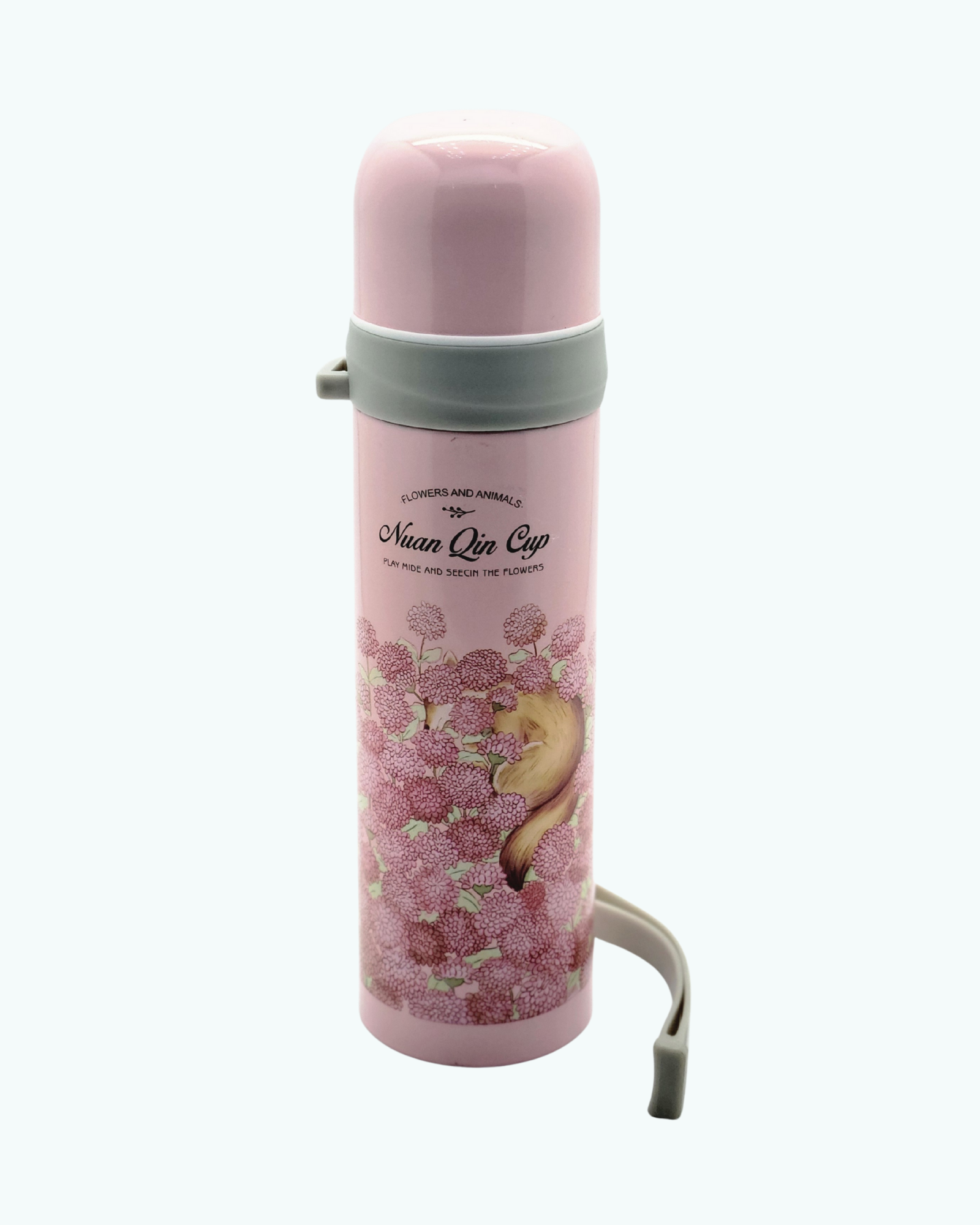 School Water Bottle - Flowers